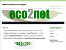 Tablet Screenshot of eco2net.com
